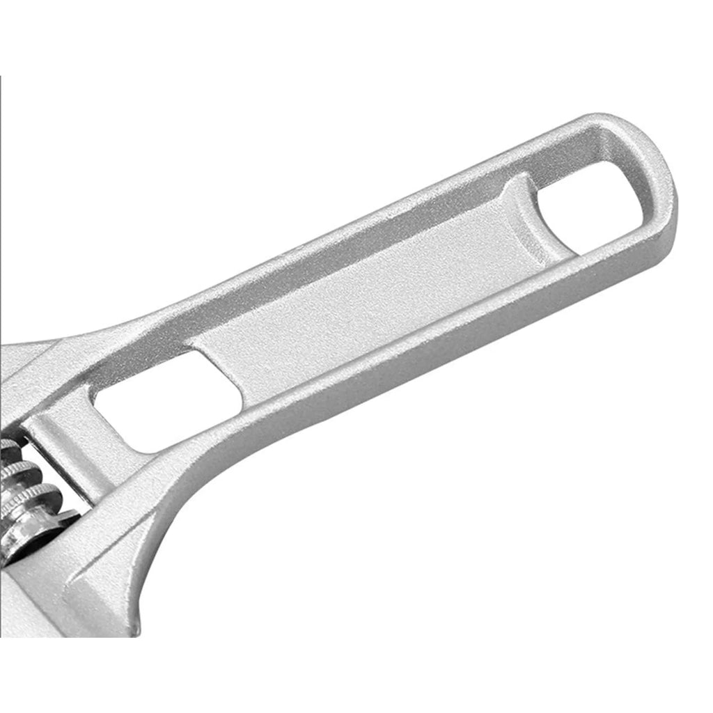 Mini Adjustable Bathroom Adjustable Wrench Strong Clamping Large Open End Multifunctional Aluminum Spanner Bathroom Repair Tool