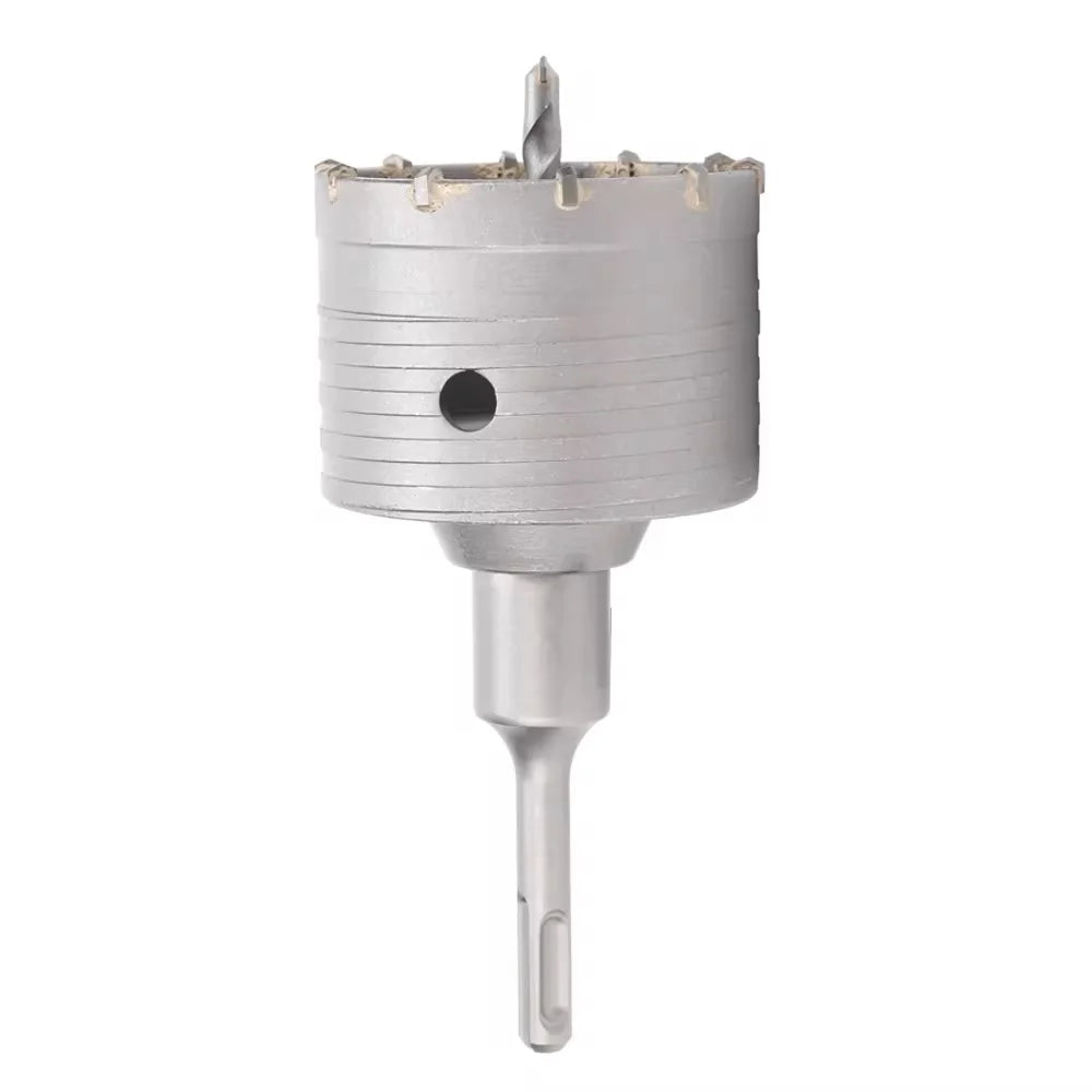 1Pc 30-150mm SDS-Plus Concrete Wall Hole Saw Hammer Drill Bit  with Circular Shaft Cutting Tool Masonry Cement Block