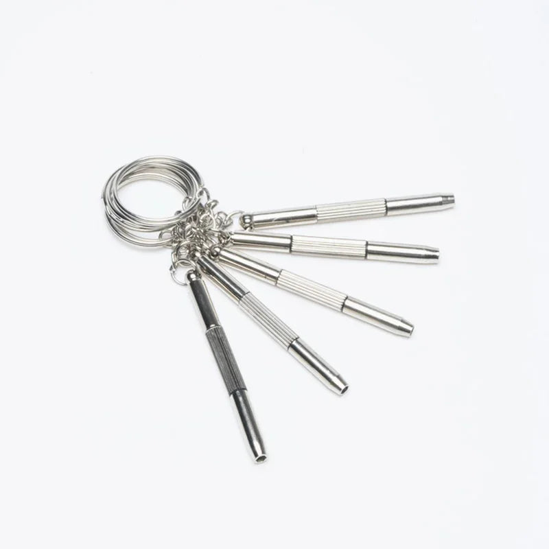 3 In 1 Eyeglass Screwdrivers Repair Kit with Keychain Watch Repair Glasses Screwdriver Recision Screw Driver Tools Accessories