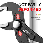 Water Pump Pliers Quick-Release Plumbing Pliers Pipe Wrench Adjustable Water Pipe Clamp Pliers Household Hand Tools Multi-functi