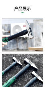Hardware Tools Building Decoration Flat Head Hammer 200g Plastic Coated Duckbill Hammer 300g Hammer Head 500g Fitter Hammer