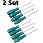4Pcs 135mm Oil Seal Screwdrivers Set Car Auto Vehicle Pick Hooks for Garages General-Plumbers Mechanics Workshop Tools