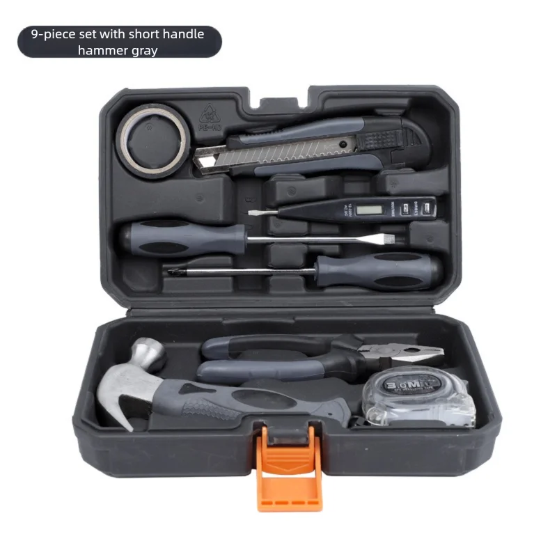 ZTEN New Multi-functional Hardware Toolbox Repair And Installation Hardware Tool Set With Safety Hammer Sheep Horn Hammer