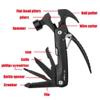 Multi-functional claw hammer, multi-purpose mini hammer, outdoor camping and mountaineering tools, multi-tool pliers, men's gift