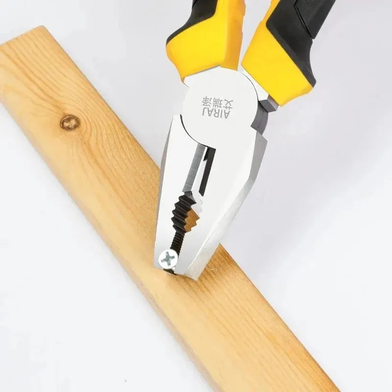 3 Types Of Pliers,Including 8-Inch Wire Pliers,6-Inch Pointed Nose Pliers, And Diagonal Pliers Suitable For Household Use
