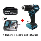 Makita 18V Battery DDF487 10MM Screwdriver Brushless Electric Drill Impact Drill Of Decoration Team Power Tools For Makita