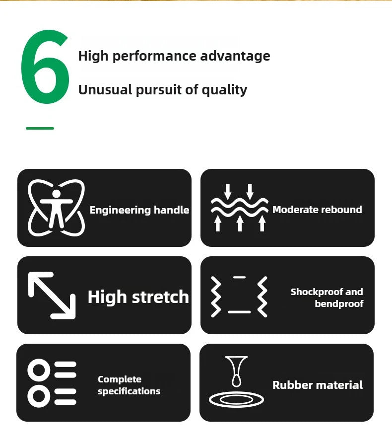 BaoLian Solid Rubber Hammer Industrial Grade Multifunctional Home Decoration Elastic Tile Installation Hammer