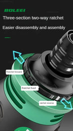 Xiaomi High Quality Ratchet Screwdriver Set With Multifunctional Adjustable Inner Cross Shaped Triangular Plum Screw Driver Set
