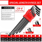 Allen Key Set，Allen Hex Wrench Screwdriver Set With Sleev Universal Torque Long Metric,for Motorcycles, Bicycles