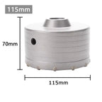 1Pc 30-150mm SDS-Plus Concrete Wall Hole Saw Hammer Drill Bit  with Circular Shaft Cutting Tool Masonry Cement Block
