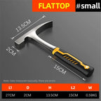 Professional Claw Hammer High Carbon Steel Geological  Hammer Integrated Forging Multifunctional Hardware Tool for Carpenter