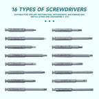 MBM Electric Torque Wrench for Dental Implant Torque Wrench with 16pcs Universal Screwdrivers Contra Angle Implant Tool