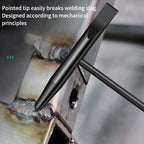 Welding Chipping Hammer - Rust Removal & Slag Cleaning Tool with Spring Handle and Hook for Glass Breaking & Ice Chipping