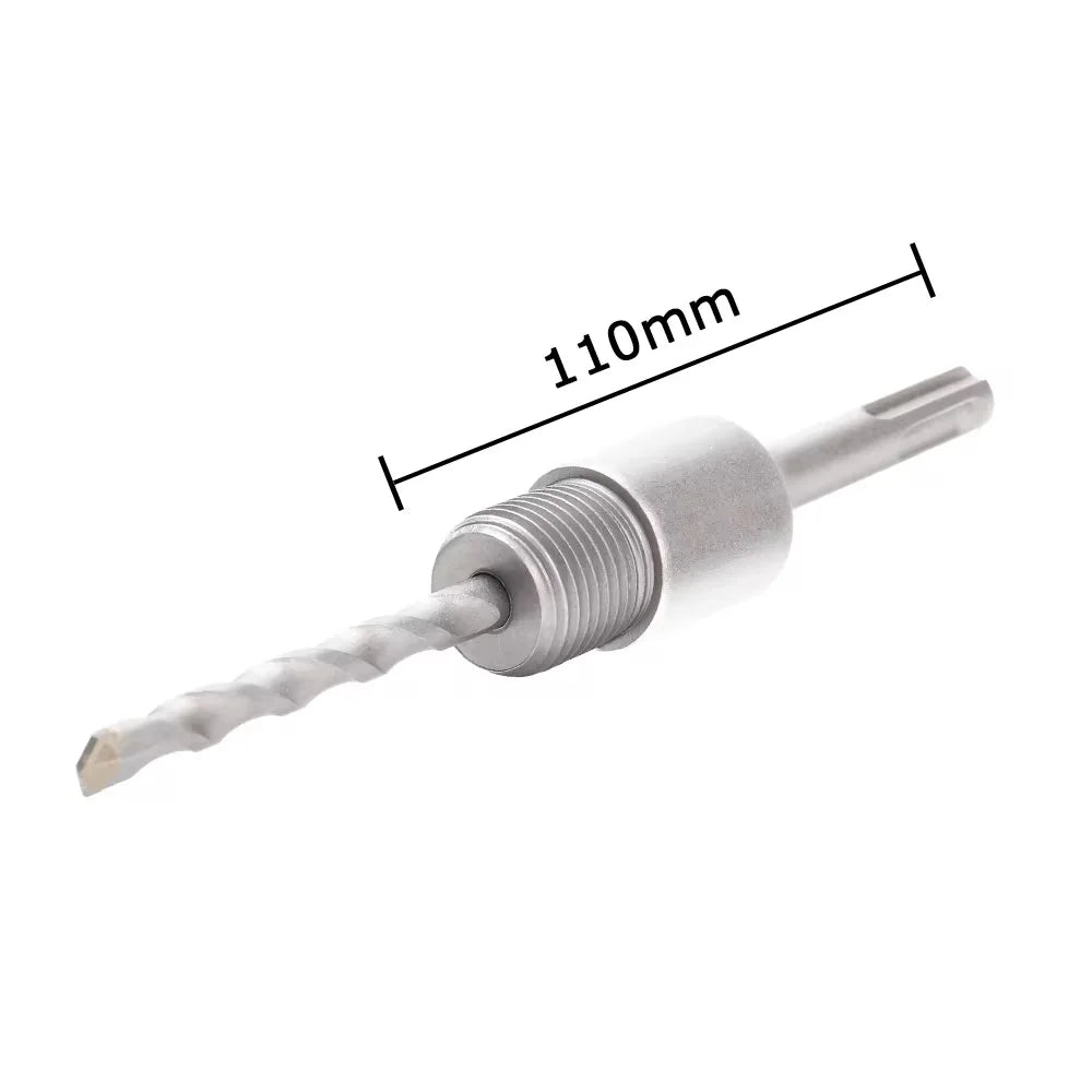 1Pc 30-150mm SDS-Plus Concrete Wall Hole Saw Hammer Drill Bit  with Circular Shaft Cutting Tool Masonry Cement Block