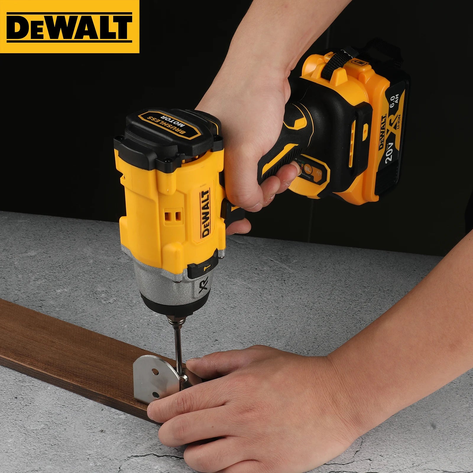 DEWALT DCF922 ATOMIC 20V MAX 1/2 in. Cordless Impact Wrench Variable Speed Electric Wrench with Detent Pin Anvil Bare Tool
