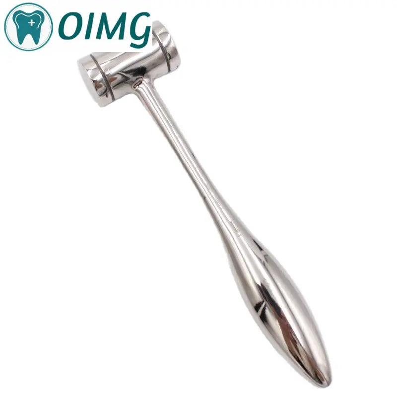 Dental Bone Hammer Double-headed Nylon Stainless Steel Handle Autoclave Teeth Surgical Extraction Tool Dentist Instrument