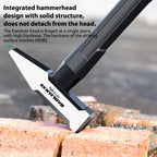 1Pc Flat Head Hammer High-carbon Steel Fitter Hammer 200G/300G/500G Plastic Coated Duckbill Hammer Hardware Tools Building Decor