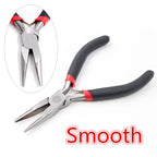 1 Piece Stainless Steel Needle Nose Pliers Jewelry Making Hand Tool Black 12.5cm