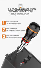 Xiaomi 9 In 1 Adjustable Ratcheting Screwdriver Set Magnetic Nut Driver Tools Multifunctional Electronic Repair Hand Screwdriver