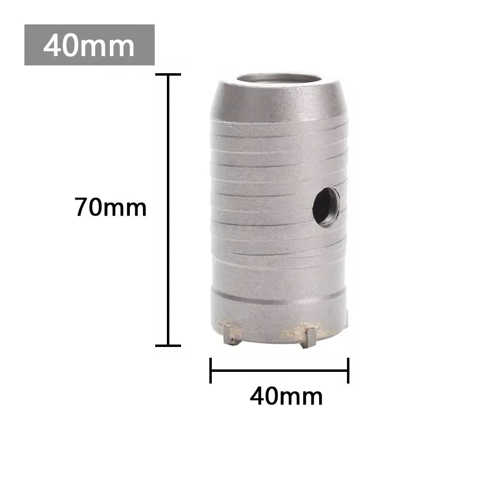1Pc 30-150mm SDS-Plus Concrete Wall Hole Saw Hammer Drill Bit  with Circular Shaft Cutting Tool Masonry Cement Block