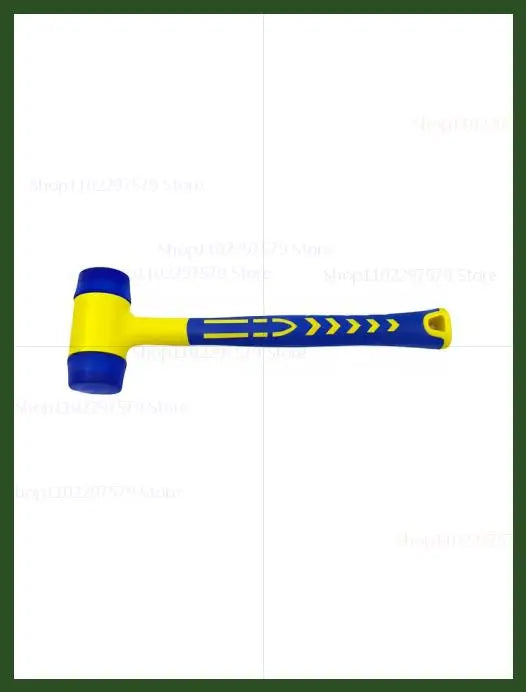 Double Headed Installation Hammer 25-45mm Rubber Handle Detachable Insulated Rubber Mallet for Electrical and Construction Work