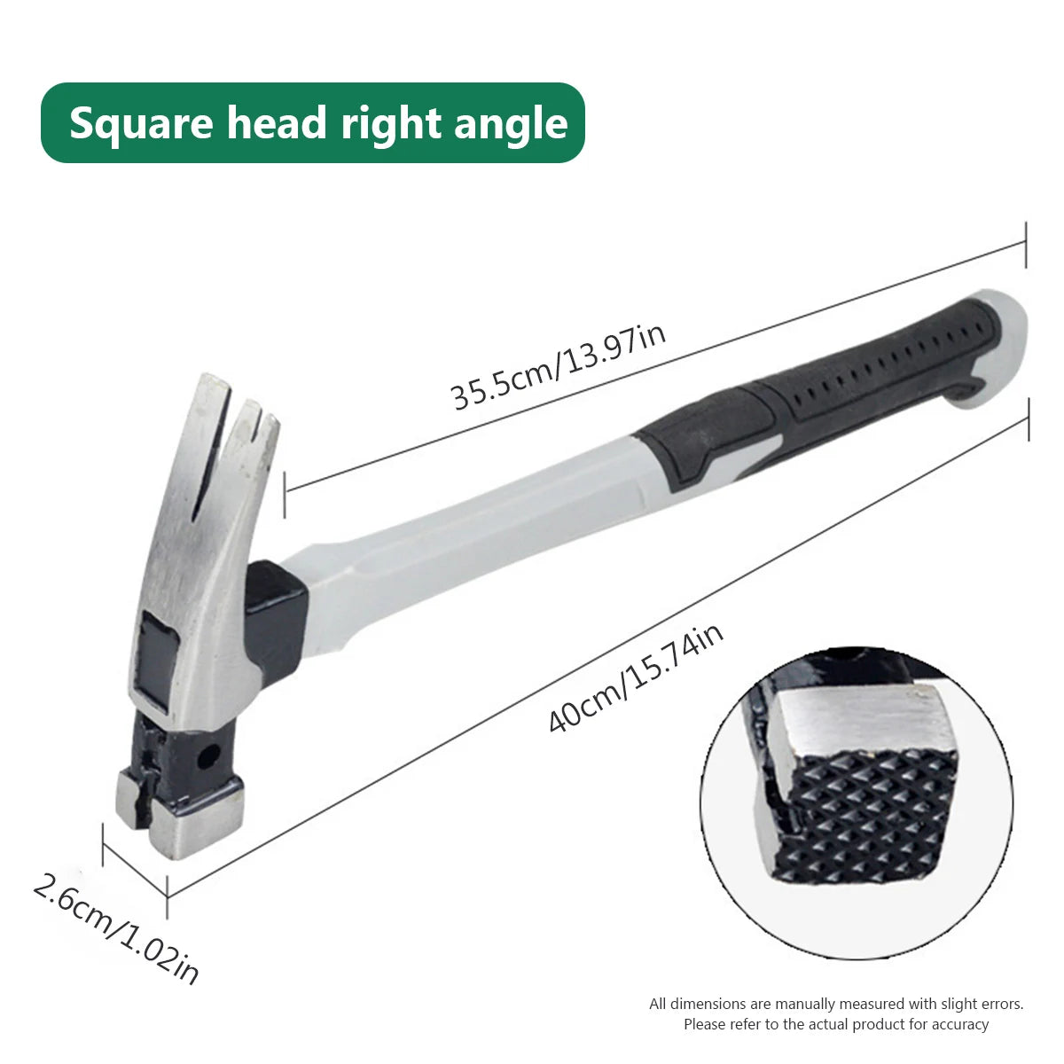 Multifunction Non-slip Shockproof Steel Hammer Hand Tool Magnetic Claw Hammer For Woodworking Automatic Nail Suction Hammer