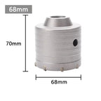 1Pc 30-150mm SDS-Plus Concrete Wall Hole Saw Hammer Drill Bit  with Circular Shaft Cutting Tool Masonry Cement Block