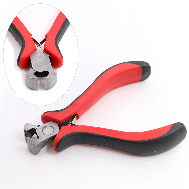 1 Piece Stainless Steel Needle Nose Pliers Jewelry Making Hand Tool Black 12.5cm