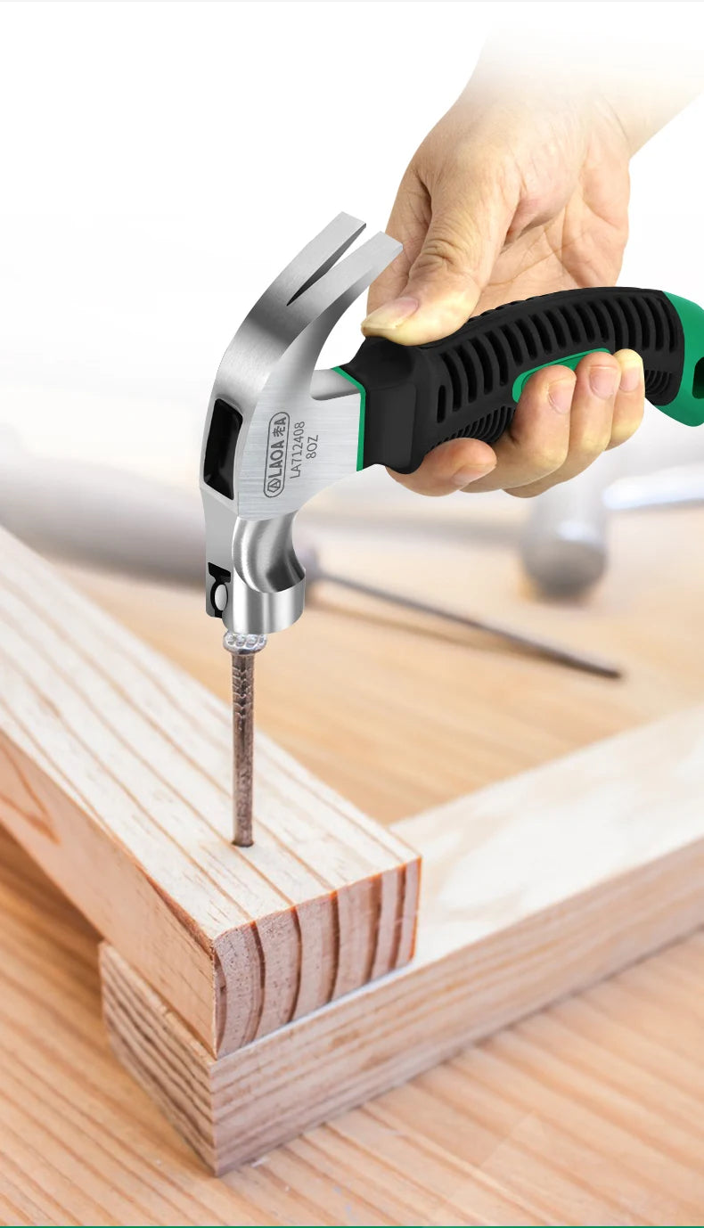 LAOA Mini Claw Hammer 8OZ Nail Hammer Tool Steel Woodworking Striking and Electronic Tools