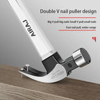 AIRAJ Short/Long Handle Claw Hammer Double Nail High Carbon Steel Household Durable Anti Slip Industrial Grade Hand Tool