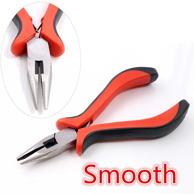 1 Piece Stainless Steel Needle Nose Pliers Jewelry Making Hand Tool Black 12.5cm