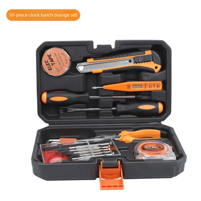 ZTEN New Multi-functional Hardware Toolbox Repair And Installation Hardware Tool Set With Safety Hammer Sheep Horn Hammer