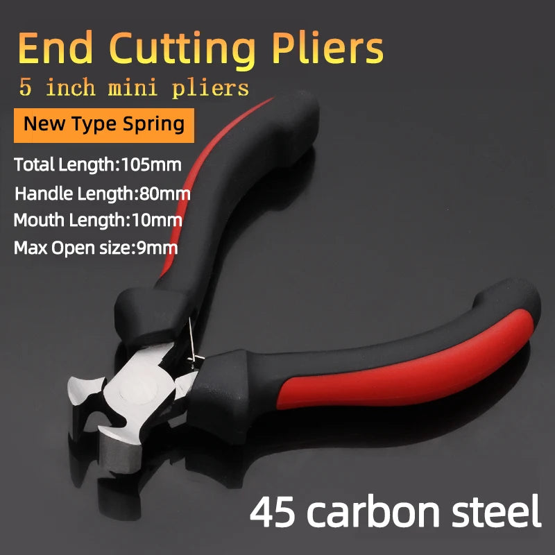 Mini Pliers Diagonal Pliers Wire Round Mouth Bent Long Needle Nose Cutter Handcraft Beading For DIY Small Jewelry Pliers Tools