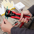 3 in 1 Self-Adjusting Wire Stripper Cutter,Crimping Tool Wire Pliers for Wire Stripping, Cutting,Crimping 10-24 AWG (0.2-6.0mm²