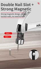 AIRAJ Short/Long Handle Claw Hammer Double Nail High Carbon Steel Household Durable Anti Slip Industrial Grade Hand Tool