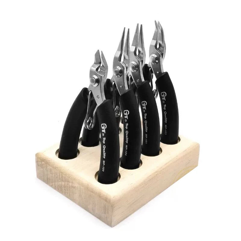 Jewelry Pliers Set, Jewelry Making Tools, Mini Pliers Kit with Wood Pallet, Pliers for Jewelry DIY Crafting Beading
