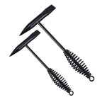 Welding Chipping Hammer - Rust Removal & Slag Cleaning Tool with Spring Handle and Hook for Glass Breaking & Ice Chipping