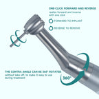 MBM Electric Torque Wrench for Dental Implant Torque Wrench with 16pcs Universal Screwdrivers Contra Angle Implant Tool