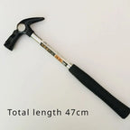 Woodworking Professional Nail Hammer High Carbon Steel Non Slip Handle with Magnet Multifunctional Household Hammer Hand Tools