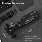 "Portable Multi-Functional Camping Emergency Hammer Tool - Compact, Durable Window Breaker for Outdoor Emergencies, Maintenance,