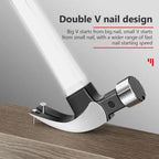 Multifunction Non-slip Shockproof Steel Hammer Hand Tool Magnetic Claw Hammer For Woodworking Automatic Nail Suction Hammer