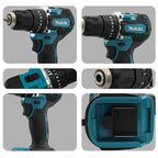 Makita 18V Battery DDF487 10MM Screwdriver Brushless Electric Drill Impact Drill Of Decoration Team Power Tools For Makita