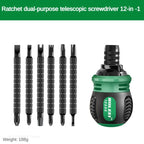 Xiaomi High Quality Ratchet Screwdriver Set With Multifunctional Adjustable Inner Cross Shaped Triangular Plum Screw Driver Set