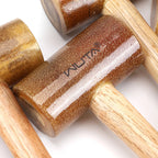 WUTA 100% Rawhide-head Mallet Leather Craft Hammer Stamping Jewelry Leather Worker Craft Tool Good Buffering Capacity 48mm 42mm