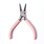 Portable Pink Color Stainless Steel Pliers Tools Round Nose Cutting Wire Pliers For Crafts Beading DIY Jewelry Making Supplies