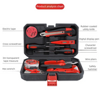 ZTEN New Multi-functional Hardware Toolbox Repair And Installation Hardware Tool Set With Safety Hammer Sheep Horn Hammer