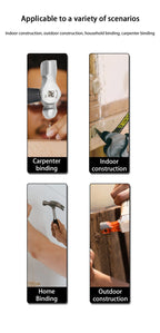 Claw Hammer 8 oz &16 oz Fiberglass General Purpose Claw Hammer, Soft Nonslip Handle & Heat Treated Head