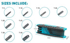 LIBRATON 8 in 1 Folding Allen Wrench Set Metric Allen Key Set Tool Or Folding Tamper Proof Torx Key Set Portable Star Wrench Kit