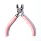 Portable Pink Color Stainless Steel Pliers Tools Round Nose Cutting Wire Pliers For Crafts Beading DIY Jewelry Making Supplies