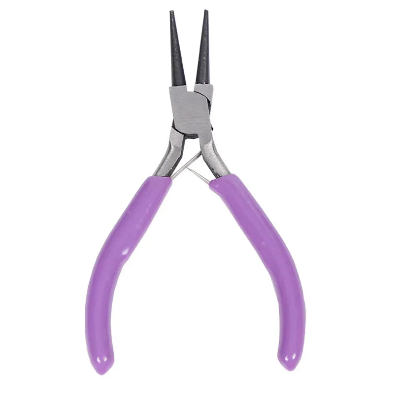 3Pcs Jewelry Pliers Set Includes Needle Nose Pliers, Round Nose Pliers, Wire Cutters for Jewelry Beading Repair Making Supplies